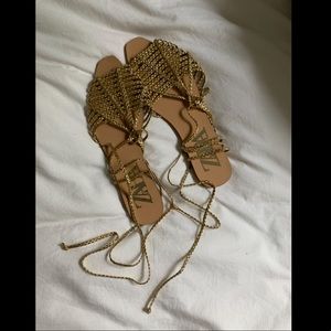 Zara Woven Sandals
